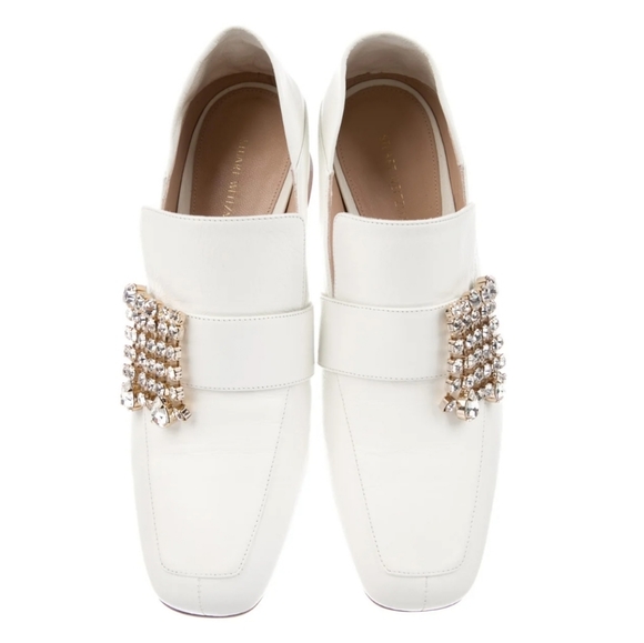 Stuart Weitzman Crystals Block Heels Pumps size 7 - Picture 2 of 11